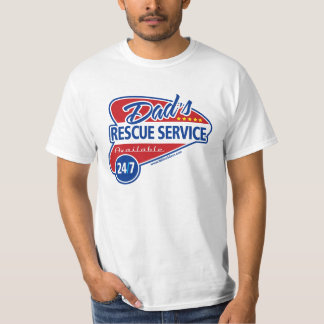 Dad's Rescue Service 24/7 By Niftee50ees T-Shirt