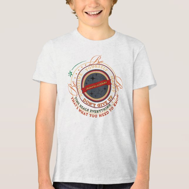 Dad's Rules Circular Badge Tri-Blend Shirt (Front)