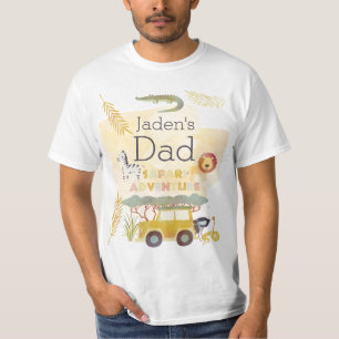 Dad's Safari Adventure Birthday Party T-Shirt