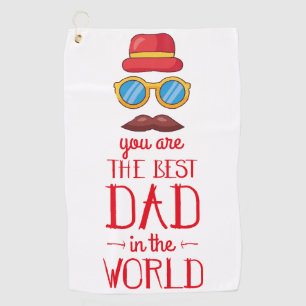 Dad's Secret to Golfing Success: Best Dad  Golf Towel