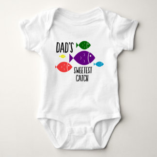 Dad's Sweetest Catch Baby Bodysuit