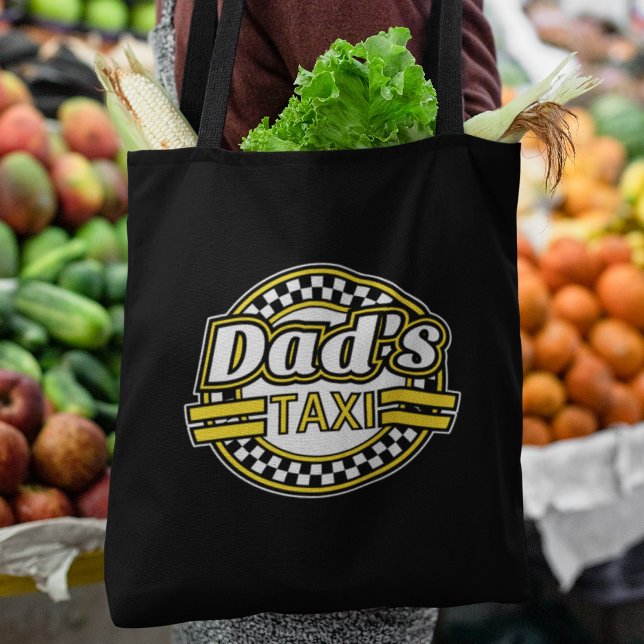 Dad's Taxi Sign Tote Bag (Creator Uploaded)