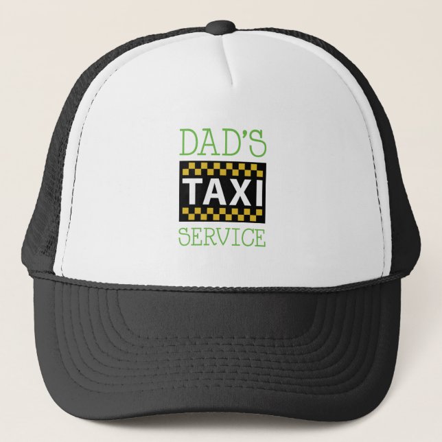Dads Taxi Trucker Hat (Front)