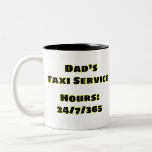 Dad's Taxi Two-Tone Coffee Mug