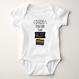 Dads, You're The Best - Father's Day Pride Baby Bodysuit