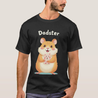 Dadster – Father’s Day Hamster Tee for TinyFur