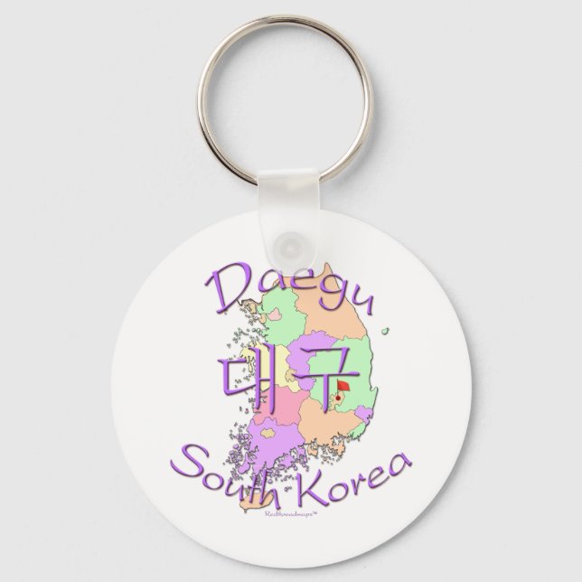 Daegu South Korea Key Ring (Front)