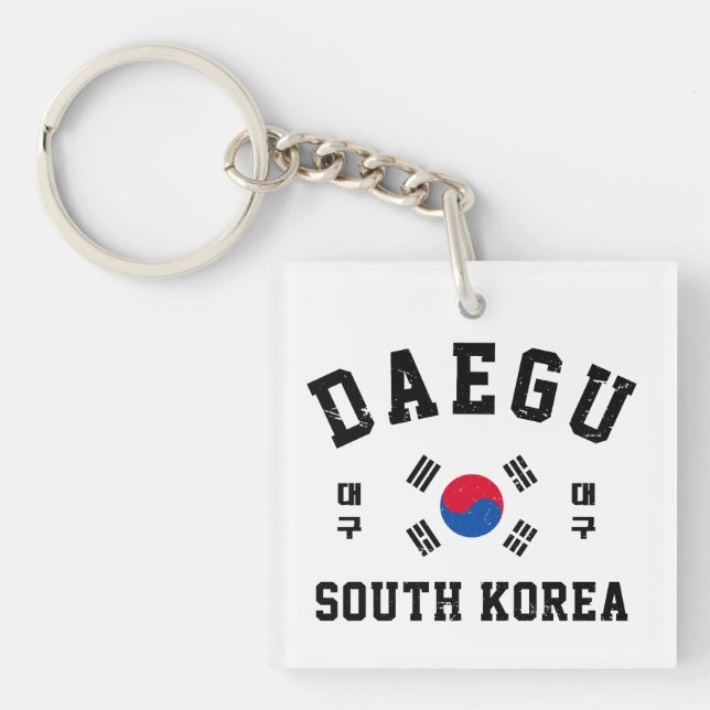 Daegu South Korea  Key Ring (Front)