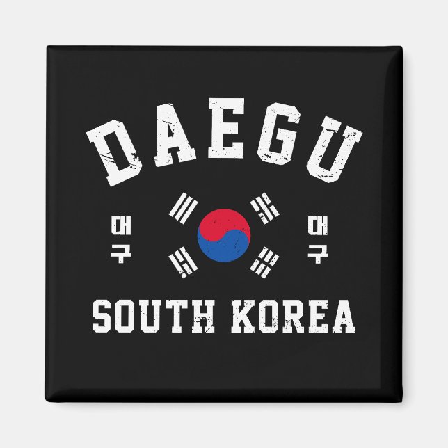 Daegu South Korea  Magnet (Front)