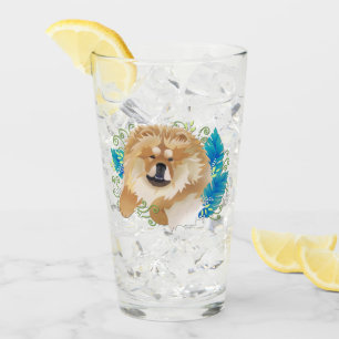 DAEJA VU Chow 16 oz glass-design front & back Glass