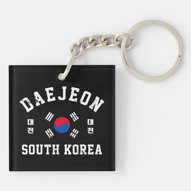 Daejeon South Korea  Key Ring (Back)