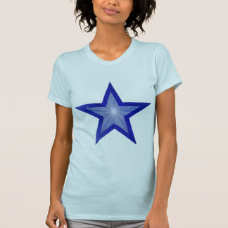 Daek Blue Star women's t -shirt blue T-Shirt