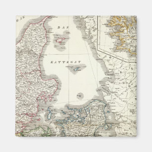 Daenemark, Island - Denmark, Iceland Magnet