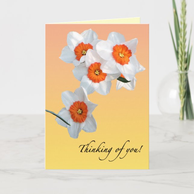 Daffodil Birthday Card (Front)