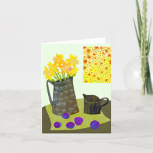Daffodil BLANK Greeting Card