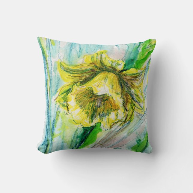 Daffodil by Alexandra Cook Cushion (Front)
