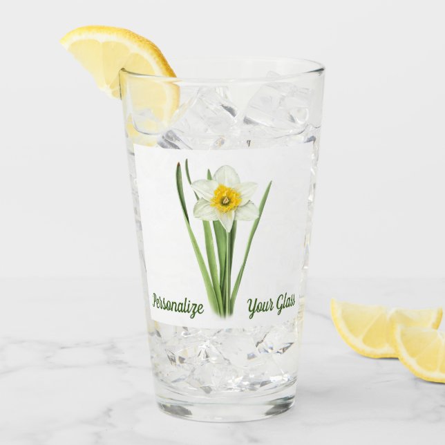 Daffodil Customisable Glass (Front Ice)
