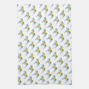 Daffodil Dala Horse MoJo Kitchen towel