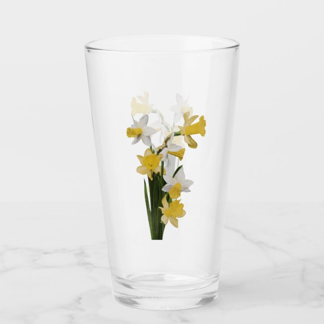 Daffodil Drinking Glass (Front)