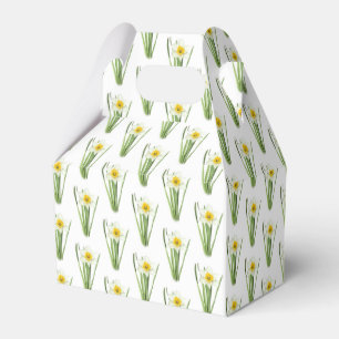 Daffodil Flower Favour Box