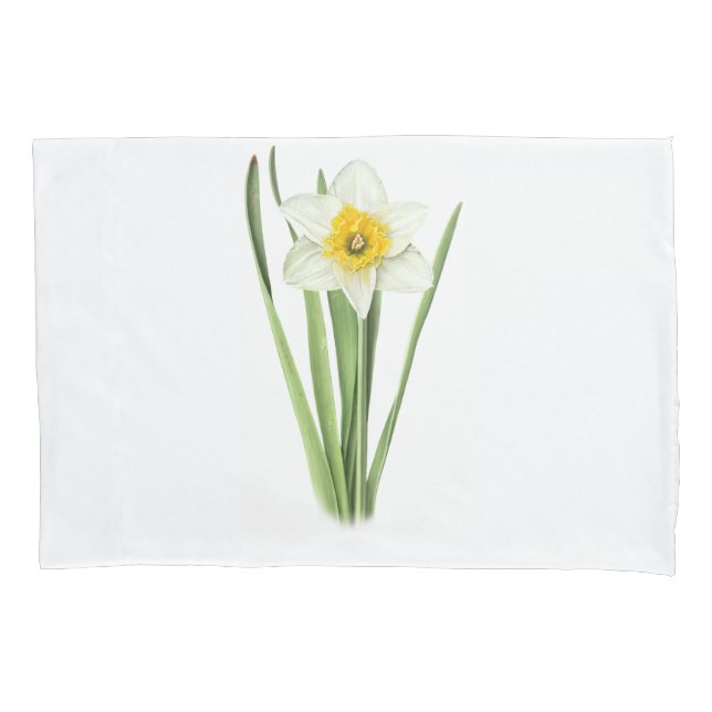 Daffodil Flower Pillowcase (Front-Left)