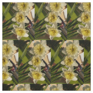 daffodil for spring fabric