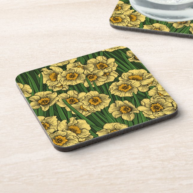 Daffodil garden coaster (Left Side)