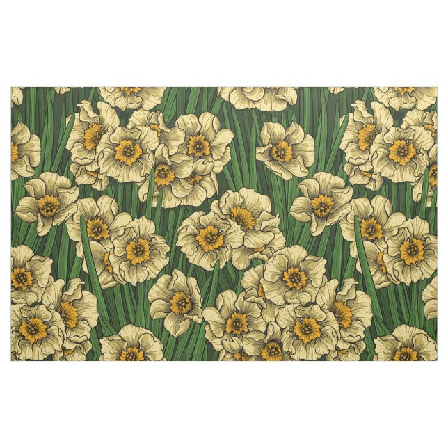 Daffodil garden fabric (Fat Quarter)