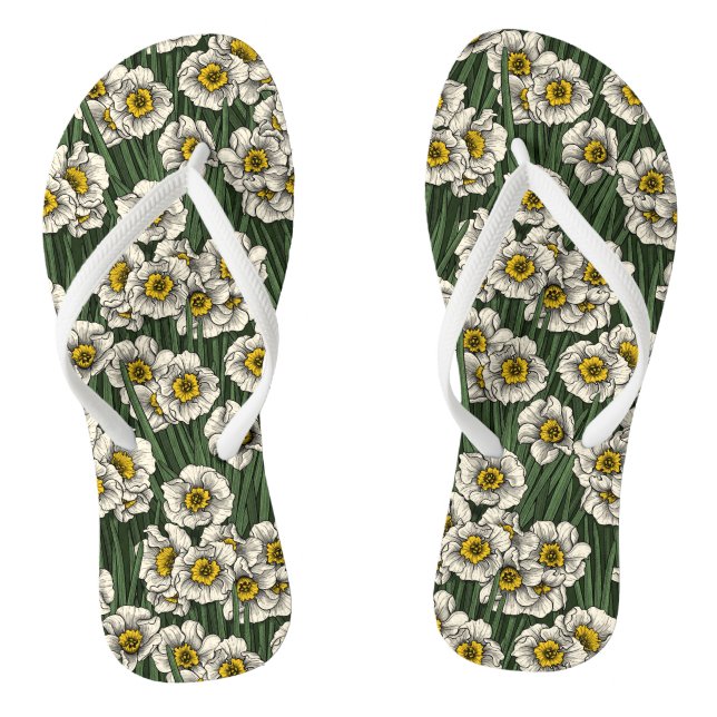 Daffodil garden jandals (Footbed)
