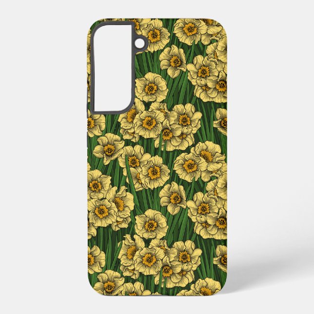 Daffodil garden samsung galaxy s22+ case (Back)