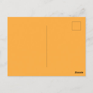 Daffodil Horizontal Postcard Orange