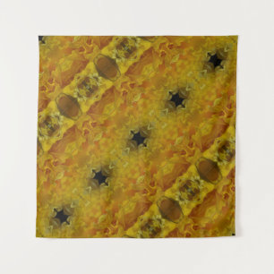 Daffodil Ikat 8 Angled Tapestry