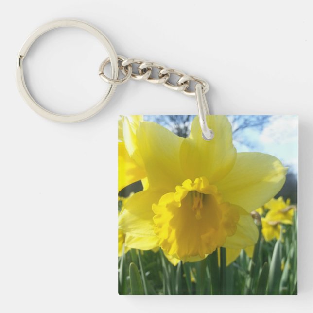 Daffodil Key-Chain Key Ring (Front)