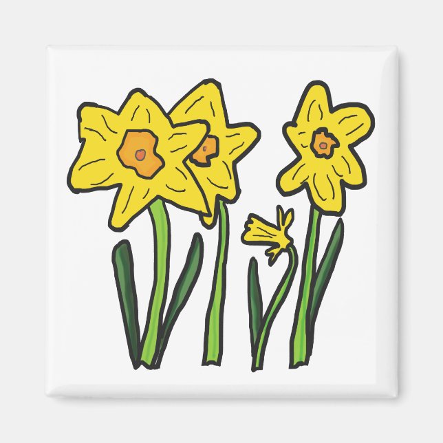 Daffodil Magnet (Front)