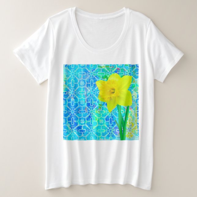 Daffodil Plus Size T-Shirt (Design Front)
