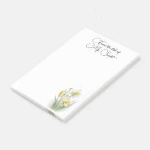 Daffodil  post-it notes