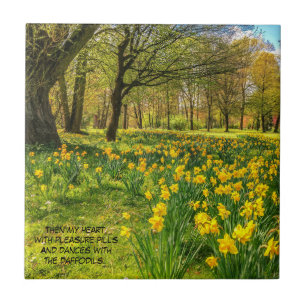 DAFFODIL QUOTE TILE