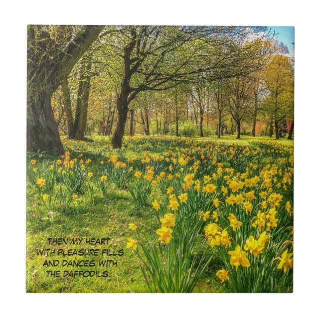 DAFFODIL QUOTE TILE (Front)