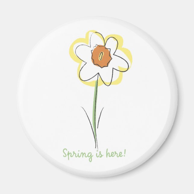Daffodil - Single Magnet (Front)