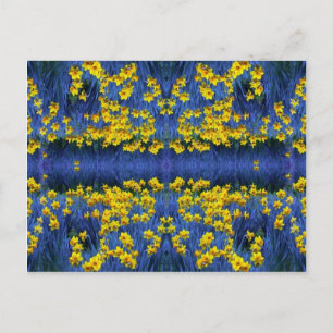 Daffodil Spring Fantasy Postcard