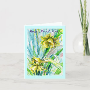 Daffodil Spring Mother's Day Card