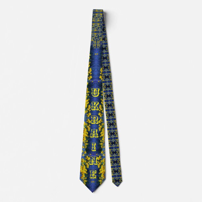 Daffodil Spring Ukraine  Tie (Front)