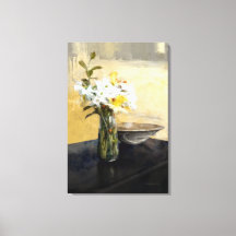 Daffodil Stillife in Yellows and Black