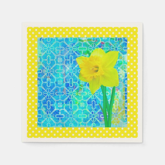 Daffodil Sunshine Napkin (Front)