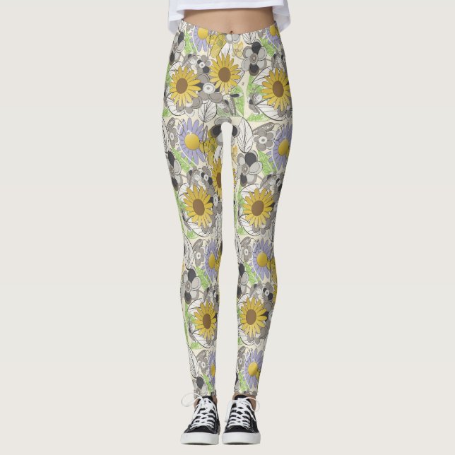 Daffodil Surprise Leggings (Front)