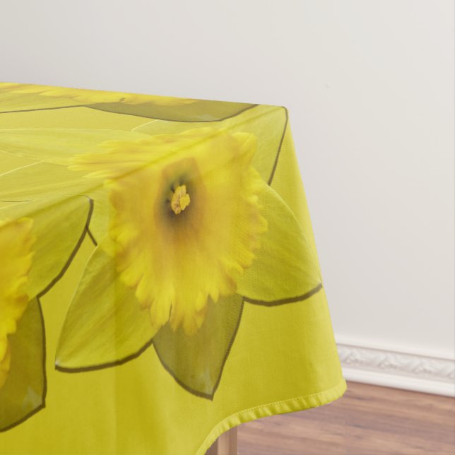 Daffodil Tablecloth Easter Flowers Tablecloth (In Situ)