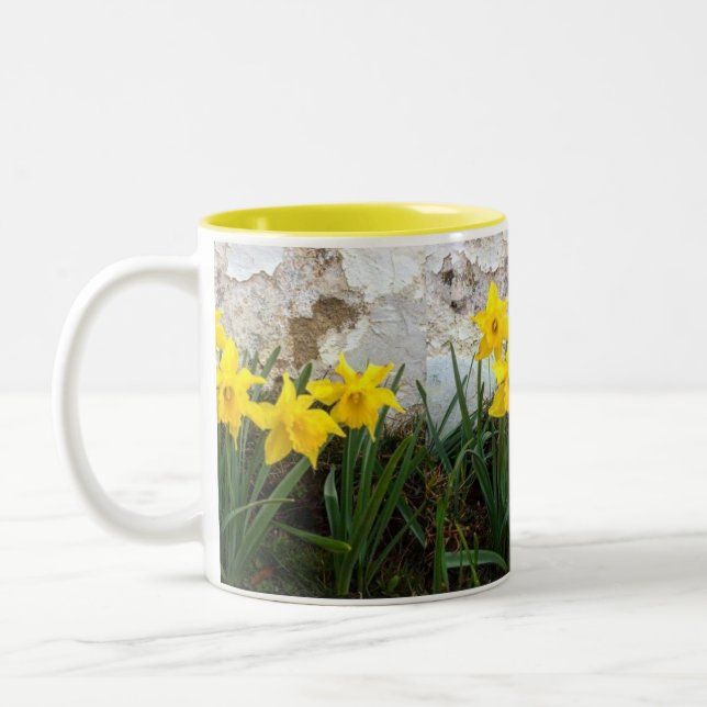 Daffodil tea and coffee mug (Left)