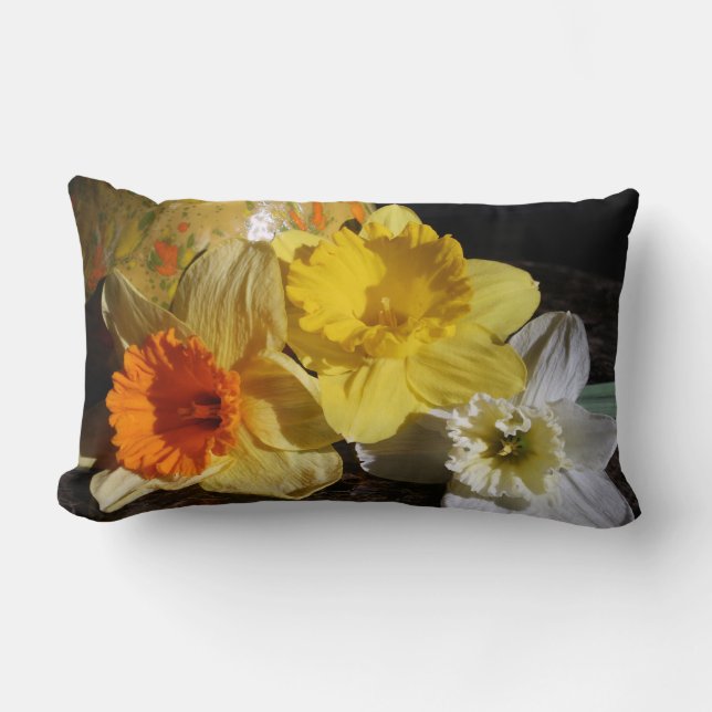 Daffodil Threesome Lumbar Cushion (Front)