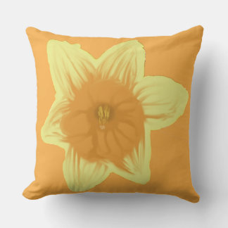Daffodil Throw Pillow
