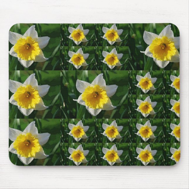 Daffodil Tic Tac Toe Mouse Pad (Front)